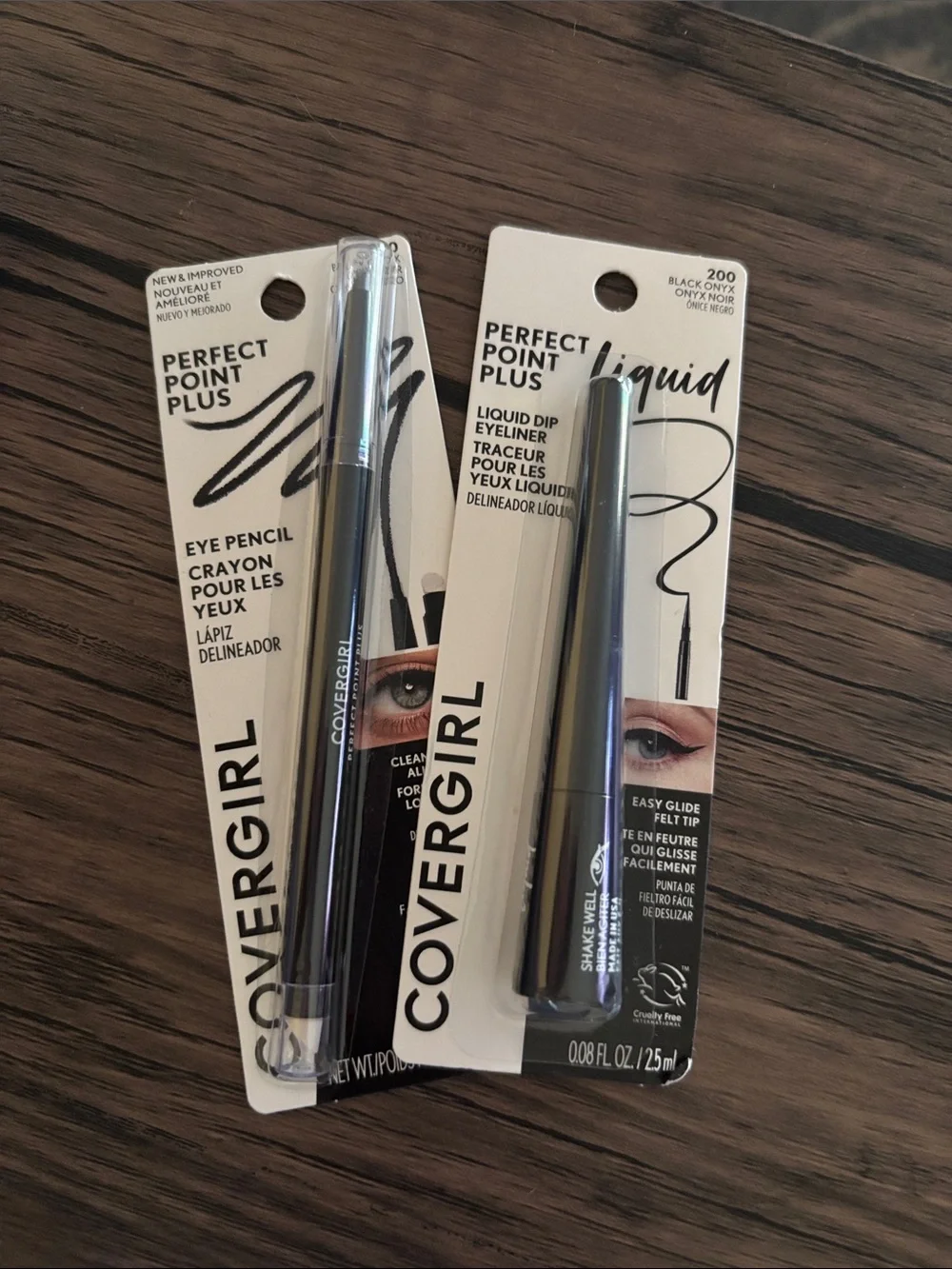 COVERGIRL Perfect Point Plus Eye Pencil & Liquid Dip Eyeliner Set — Black